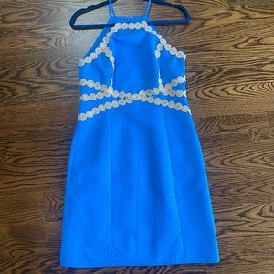 GUC Lilly Pulitzer blue Halter dress size 2